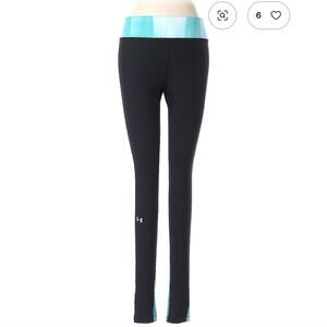 Under Armour Women's Active Pants Size M Black Aqua